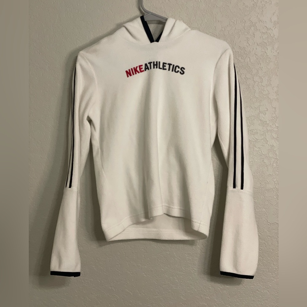 Vintage Nike Athletics Hoodie Size Small with Stripes